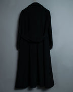 "MOOD SPECIAL" Beautiful Waist Constriction Double-Breasted Coat