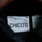 Elastic Fold Design Sheer Black Shirt