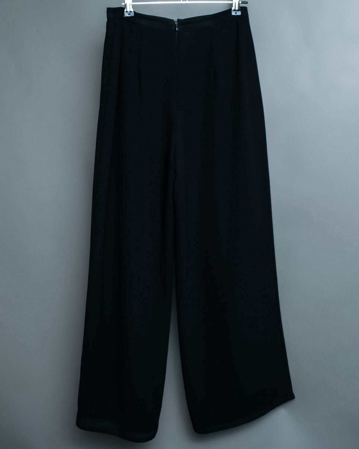 Double Fabric Design Lame Flare Pants