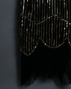 Sequin Fringe Long Tank Top