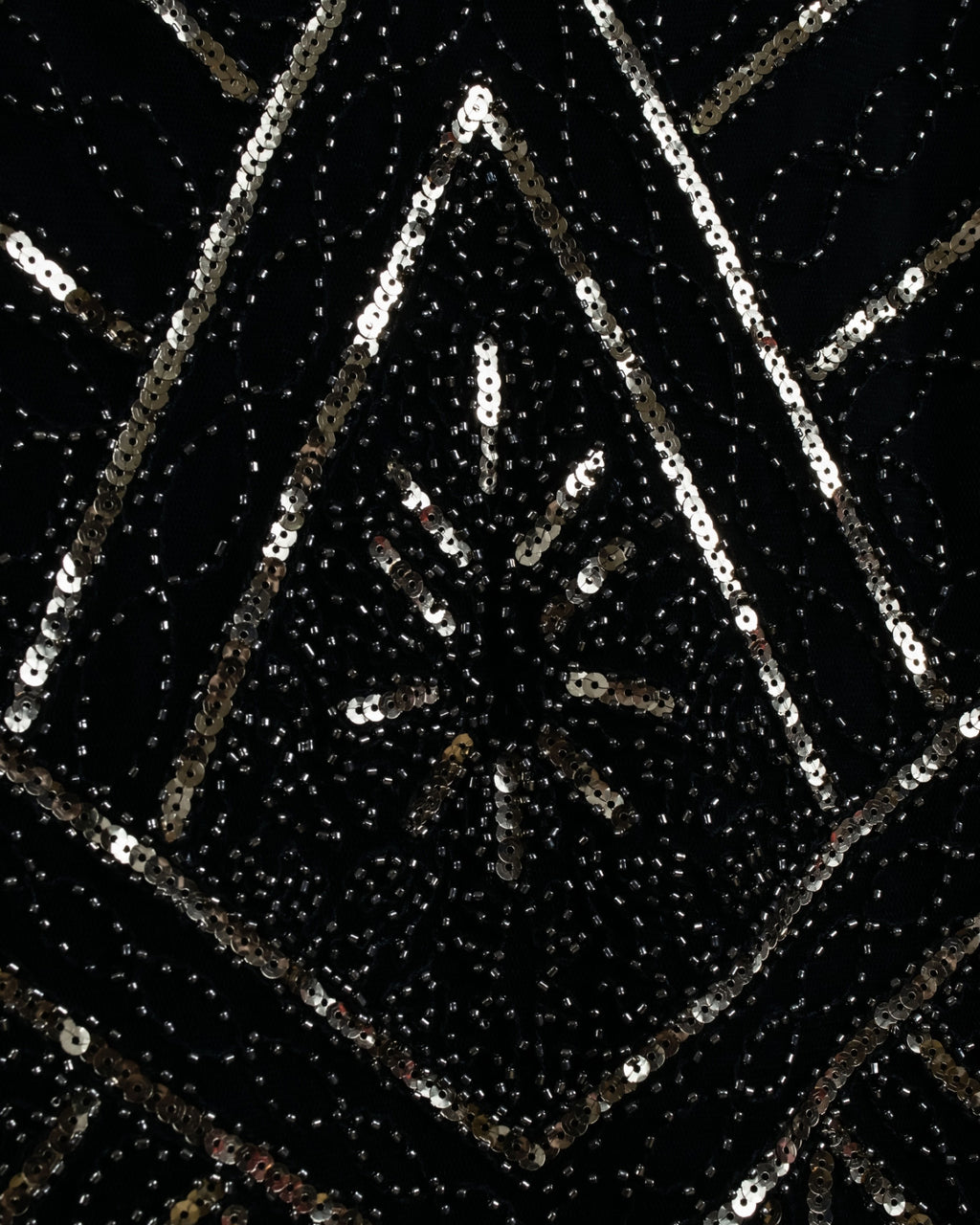 Sequin Fringe Long Tank Top