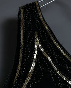 Sequin Fringe Long Tank Top