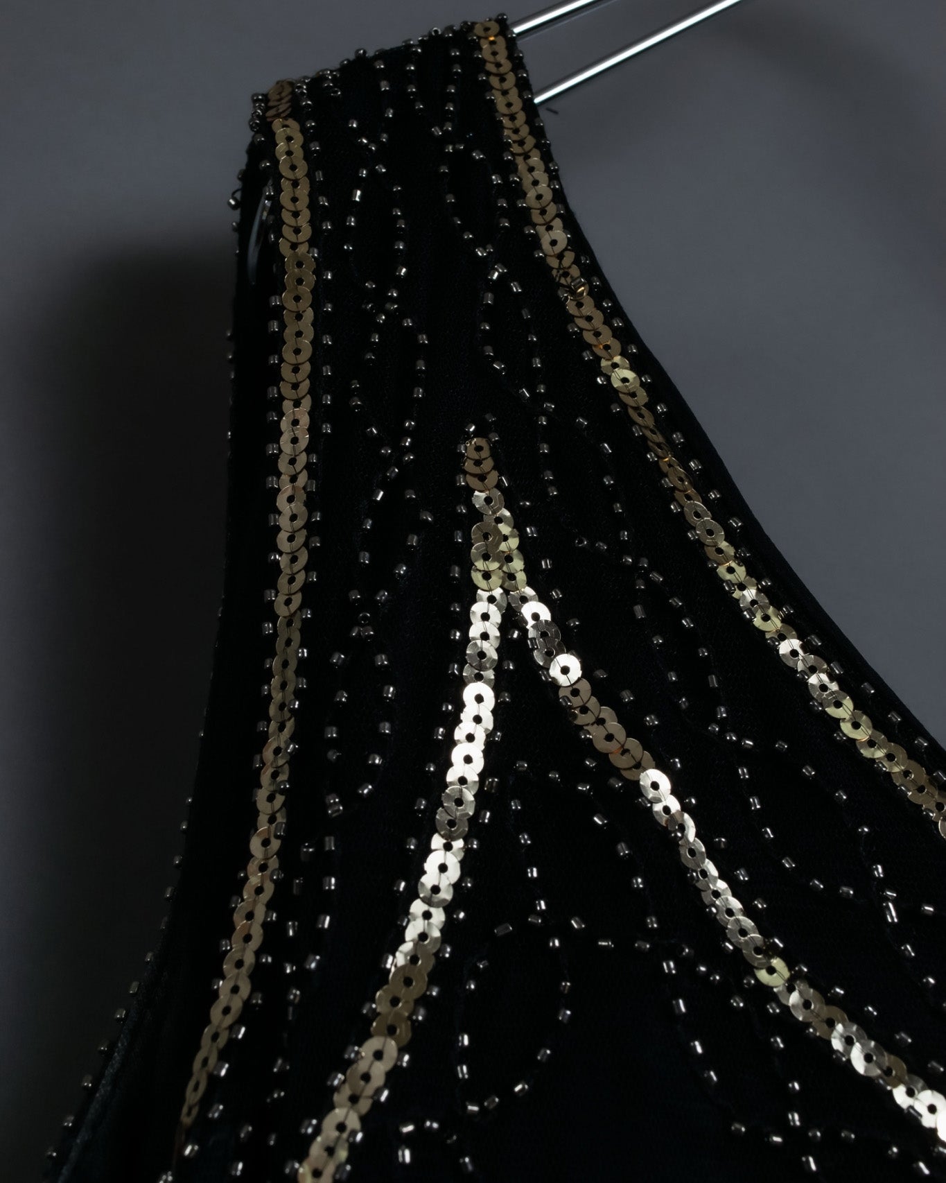 Sequin Fringe Long Tank Top