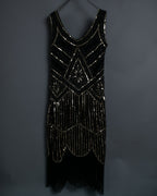 Sequin Fringe Long Tank Top