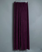 Beautiful Purple Pleated Pants