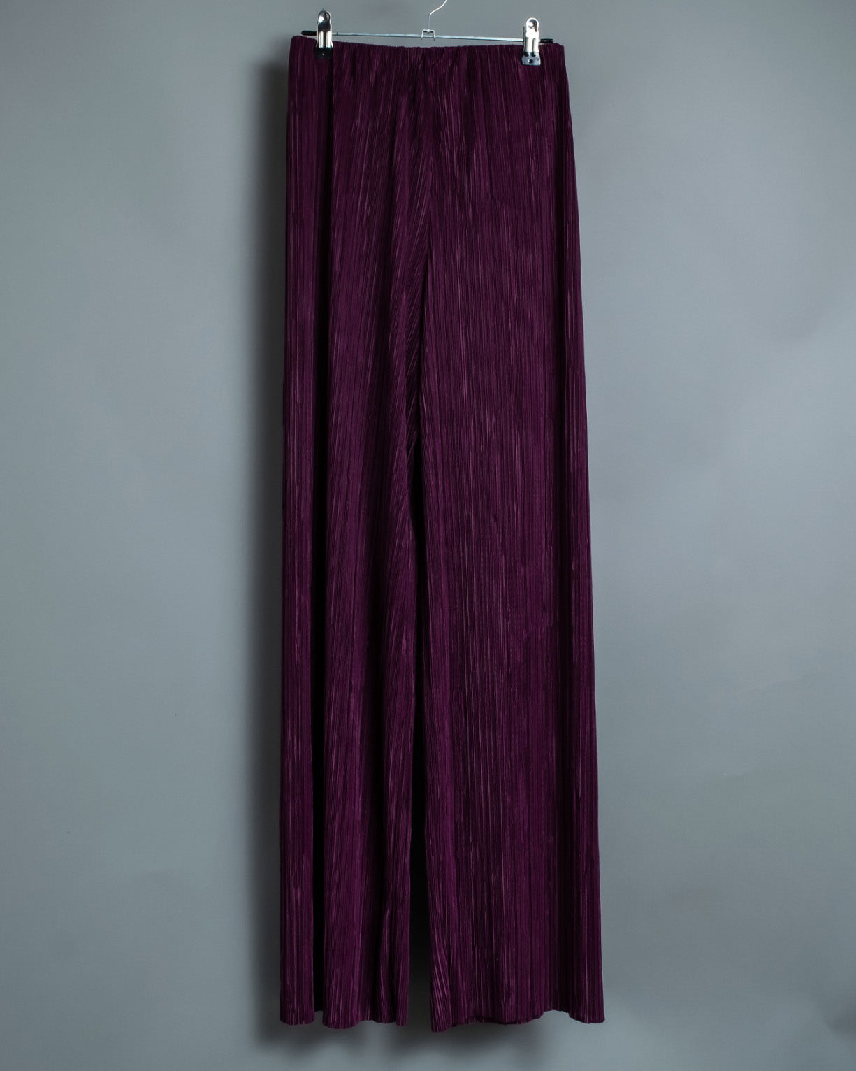 Beautiful Purple Pleated Pants