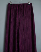 Beautiful Purple Pleated Pants
