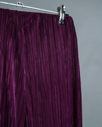 Beautiful Purple Pleated Pants