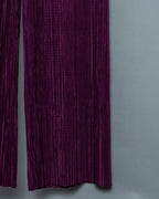Beautiful Purple Pleated Pants