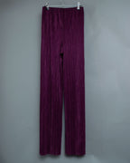Beautiful Purple Pleated Pants