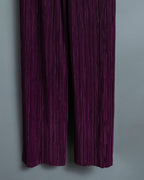 Beautiful Purple Pleated Pants