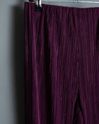Beautiful Purple Pleated Pants