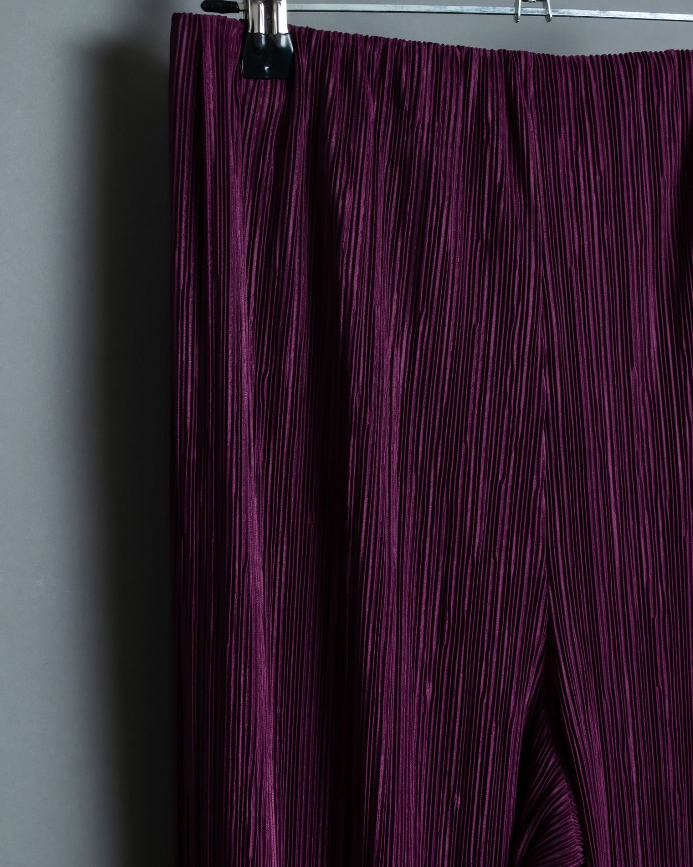 Beautiful Purple Pleated Pants