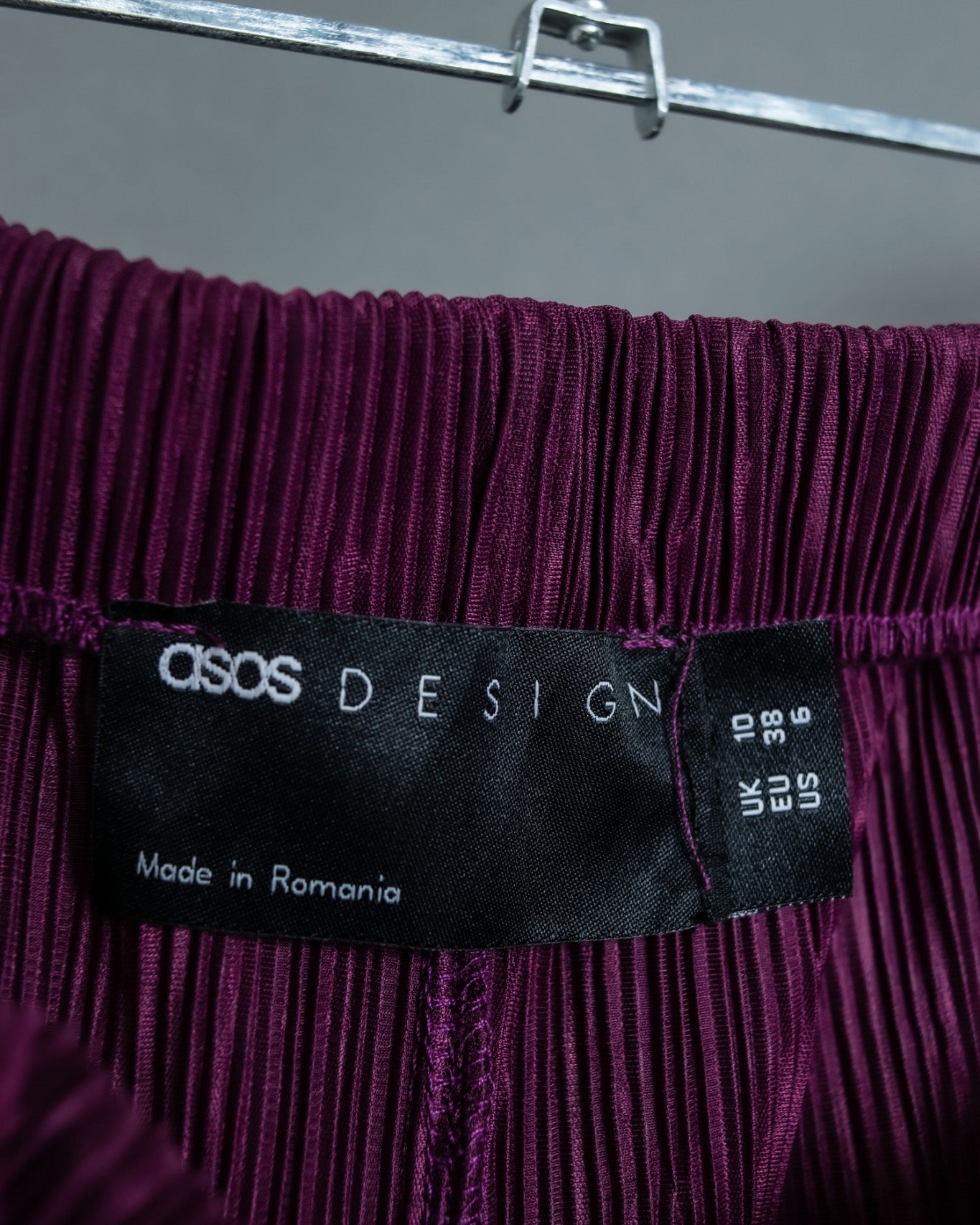 Beautiful Purple Pleated Pants