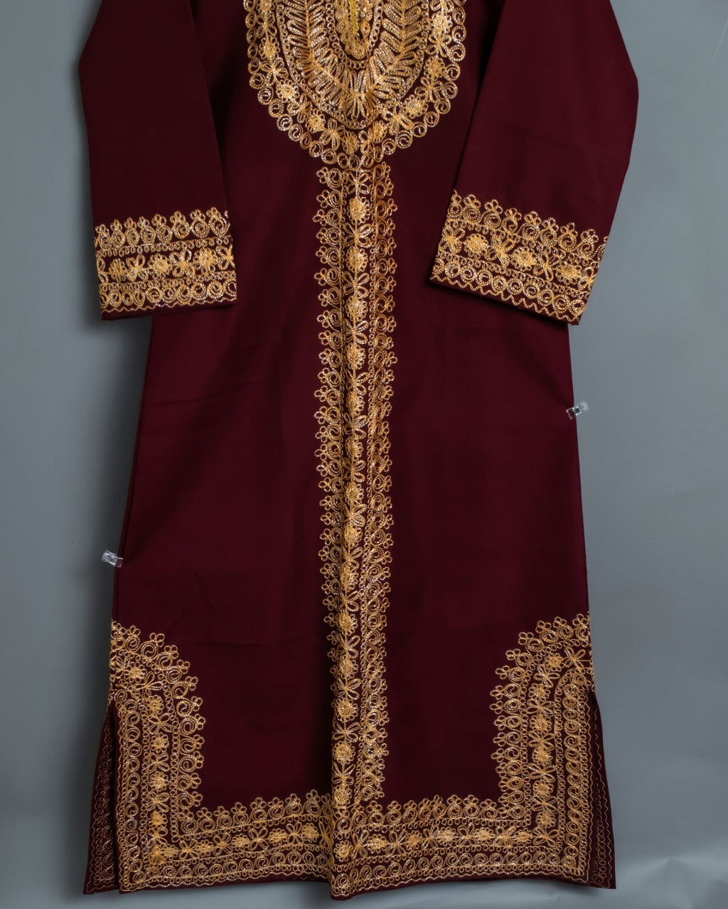 Luxurious Embroidery Long Dress