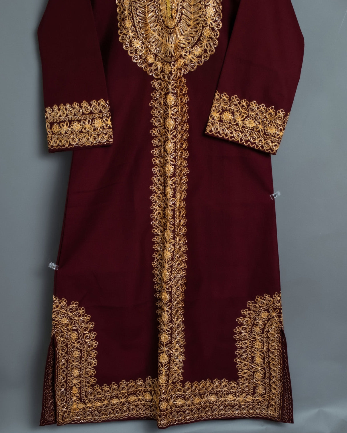 Luxurious Embroidery Long Dress