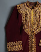 Luxurious Embroidery Long Dress