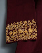 Luxurious Embroidery Long Dress