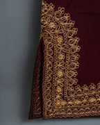 Luxurious Embroidery Long Dress