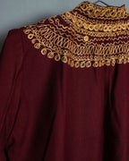 Luxurious Embroidery Long Dress