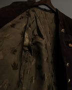 Vintage Suede Cutout Tyrolean Jacket