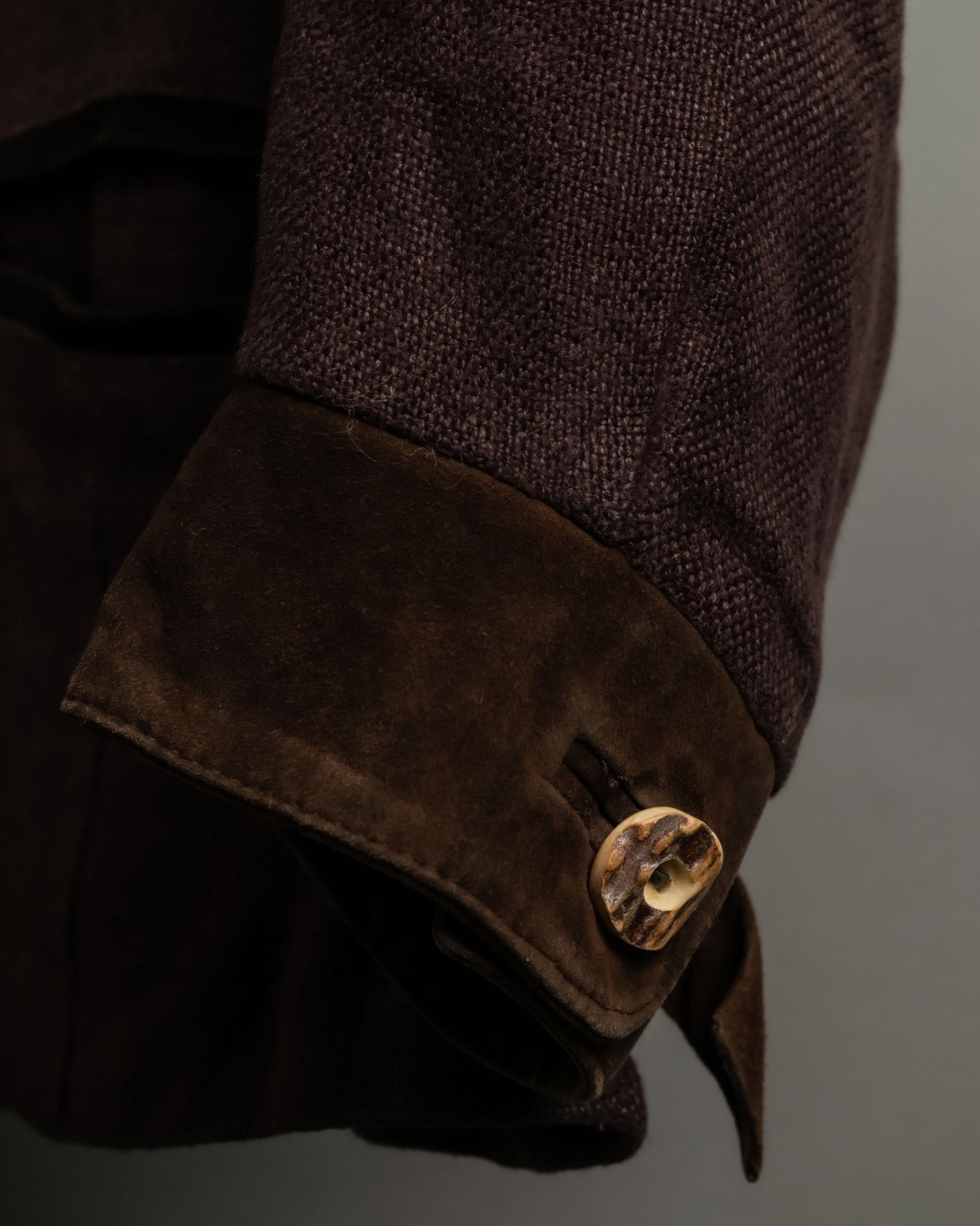 Vintage Suede Cutout Tyrolean Jacket