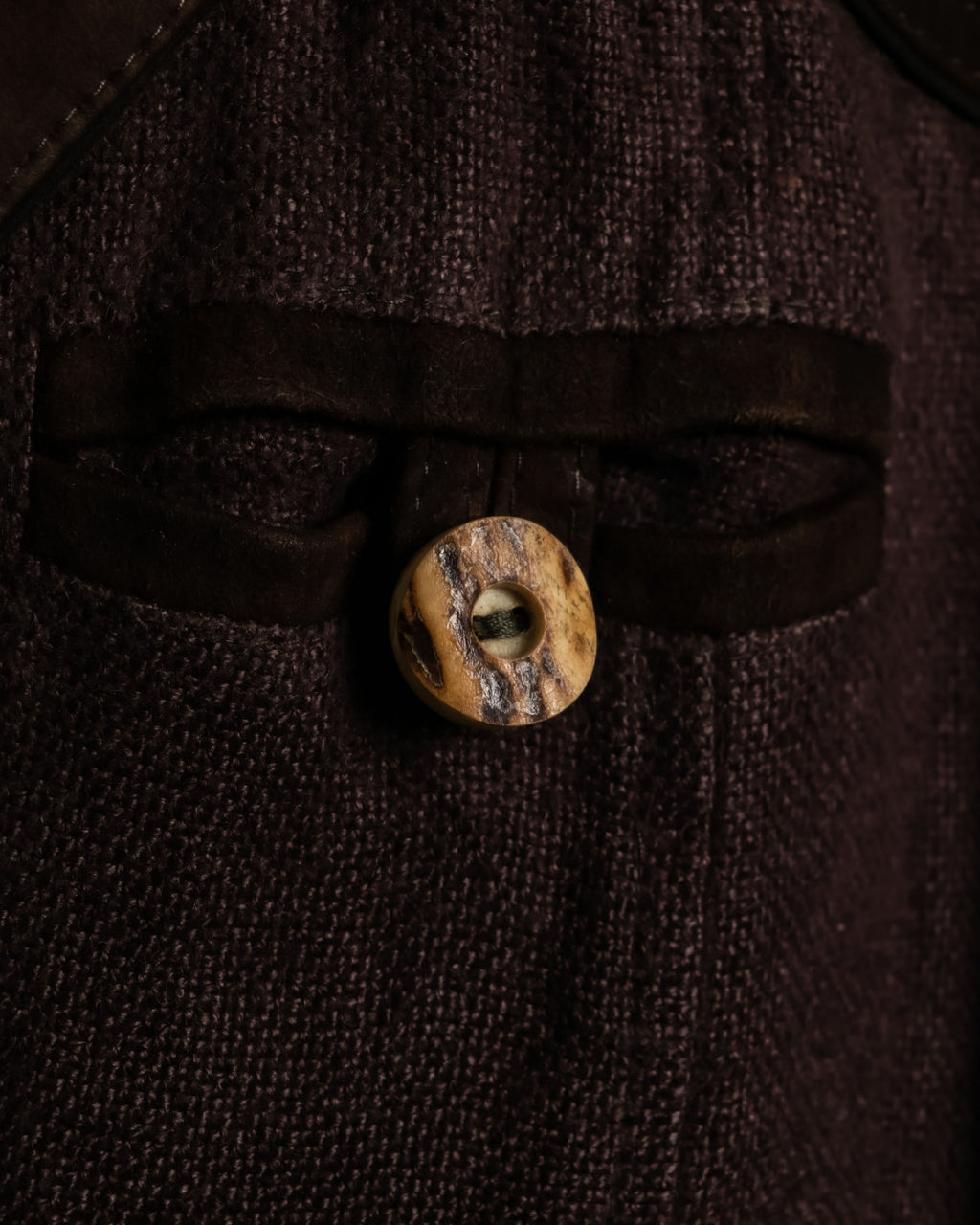 Vintage Suede Cutout Tyrolean Jacket