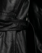 Vintage Leather Trench Coat