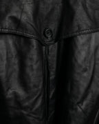 Vintage Leather Trench Coat