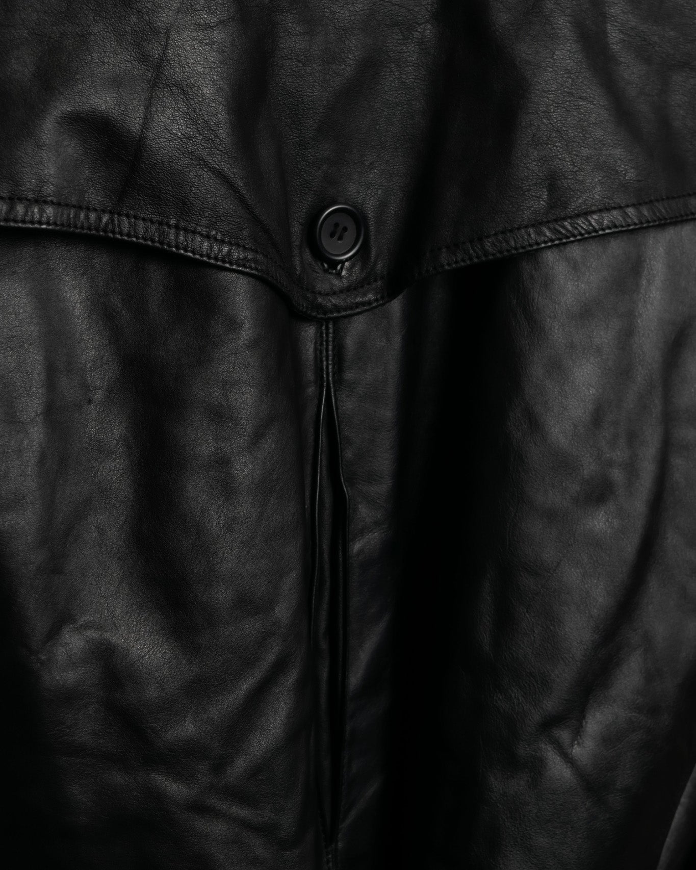 Vintage Leather Trench Coat