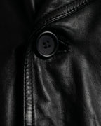 Vintage Leather Trench Coat