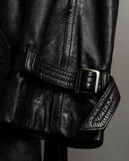 Vintage Leather Trench Coat