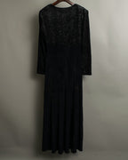 Beautiful Velor Cutout Unisex Dress