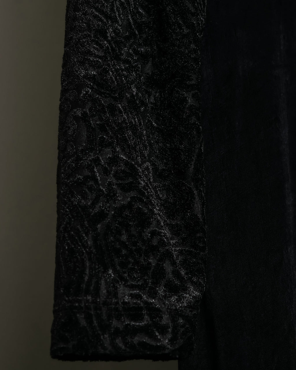 Beautiful Velor Cutout Unisex Dress