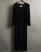 Beautiful Velor Cutout Unisex Dress