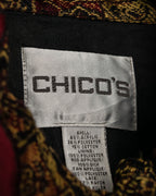 Calm Paisley nd Blooming Flower Jacket