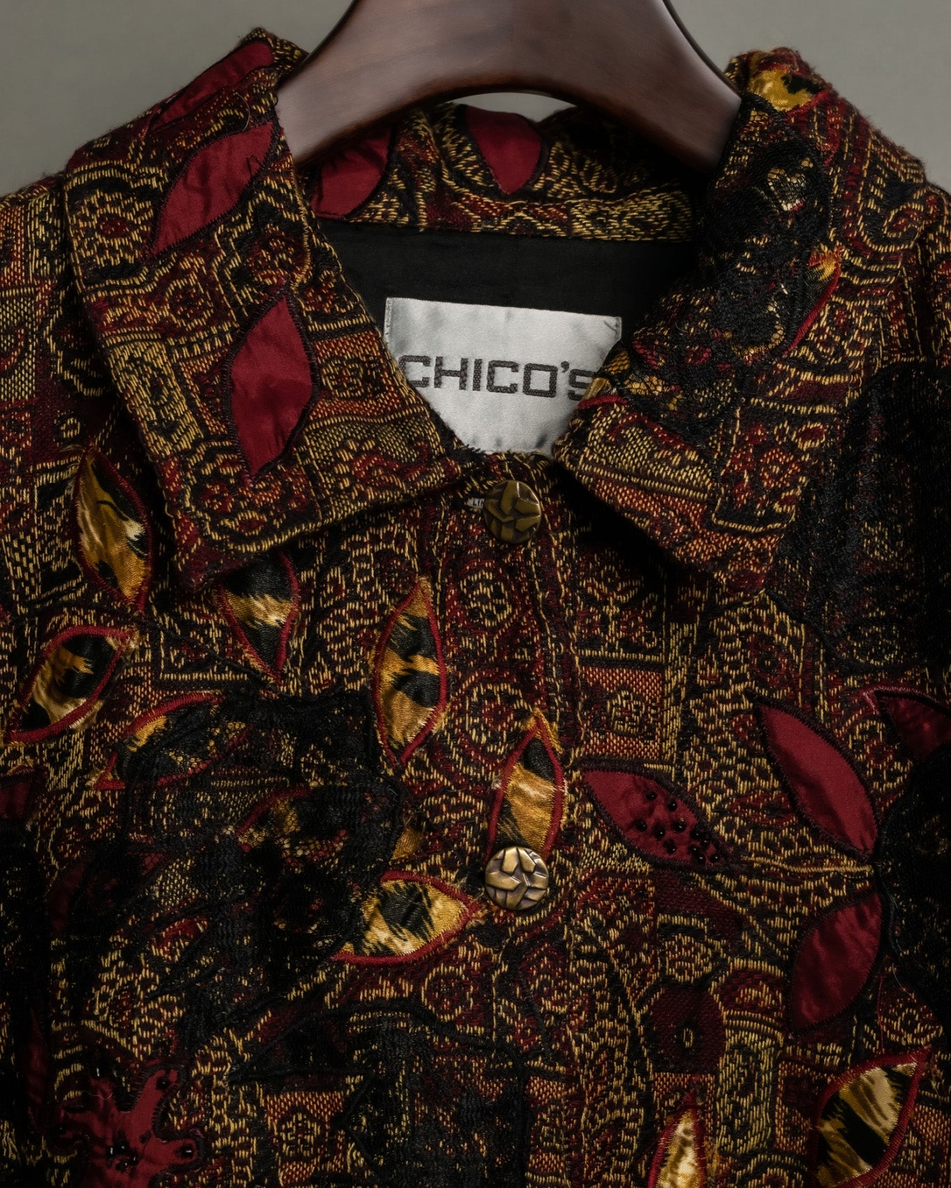 Calm Paisley nd Blooming Flower Jacket