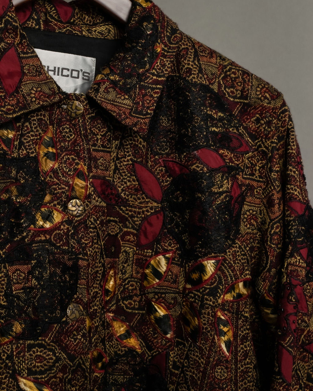 Calm Paisley nd Blooming Flower Jacket