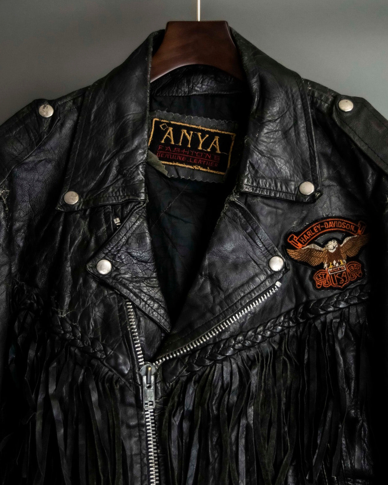 "Harley-Davidson" Vintage Fringe Riders Jacket