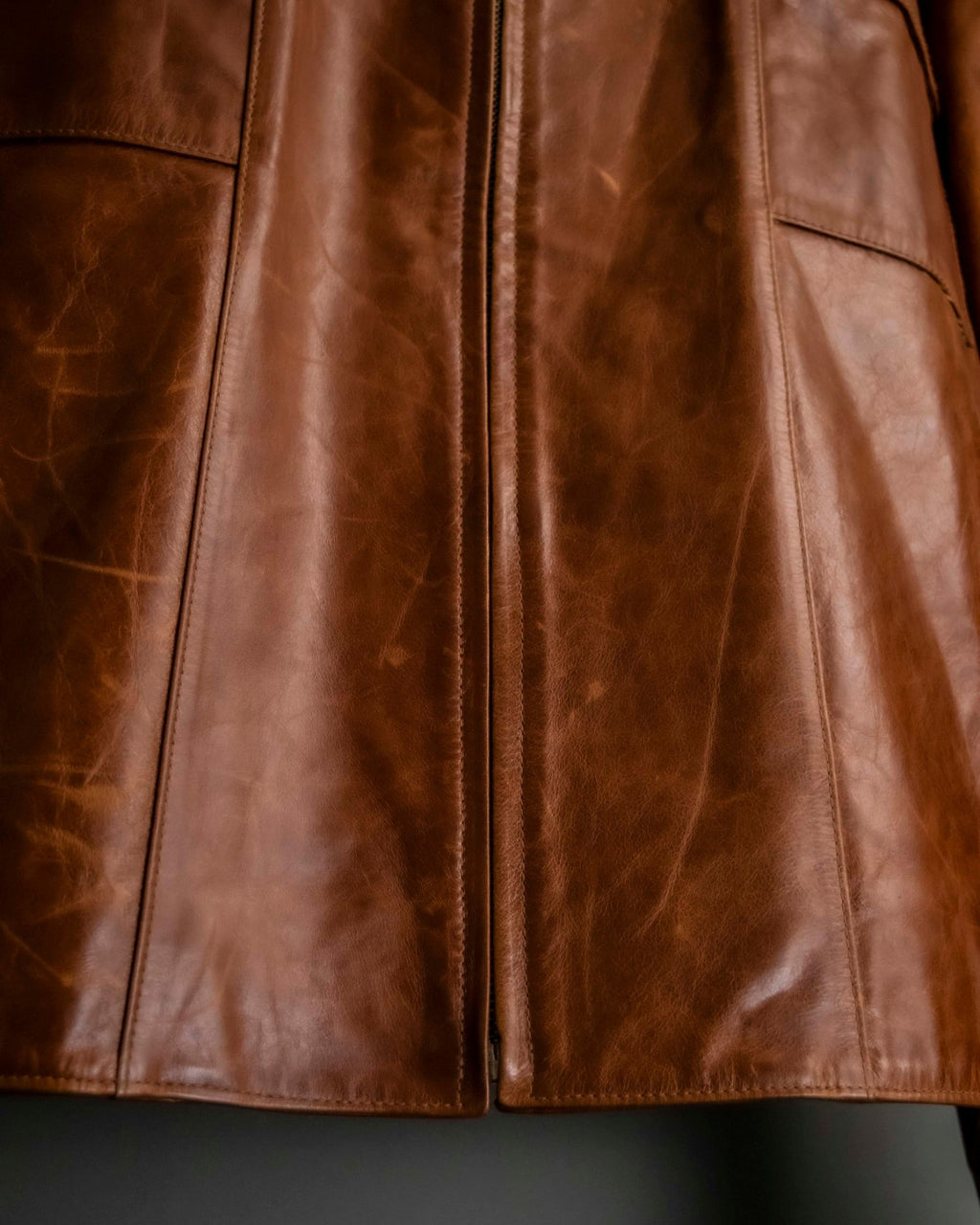 "MOOD SPECIAL" Beautiful Leather Pattern Jacket