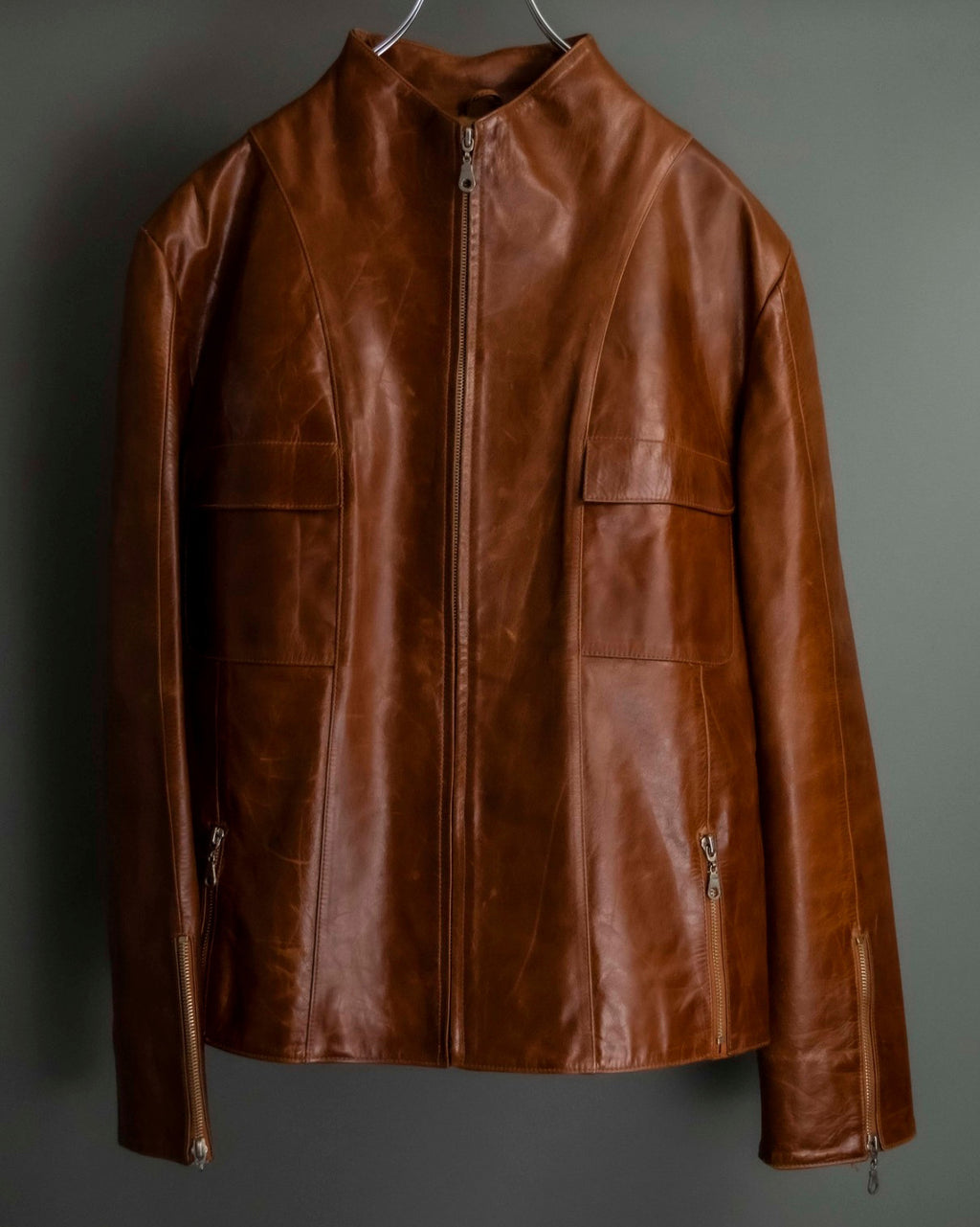 "MOOD SPECIAL" Beautiful Leather Pattern Jacket