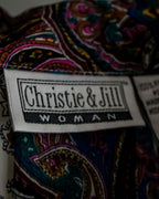 Bicolor Beautiful Paisley Pattern Shirt