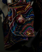 Bicolor Beautiful Paisley Pattern Shirt