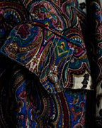 Bicolor Beautiful Paisley Pattern Shirt