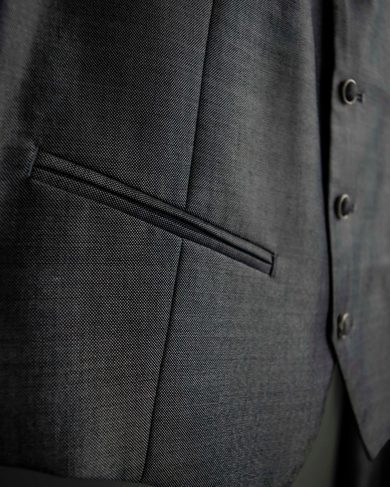Vintage Silver 3pc Zoot Suit