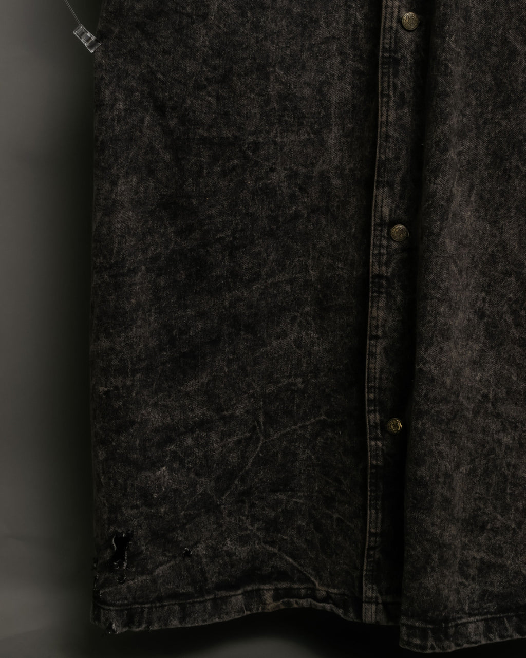 Super Long Deformed Denim Coat