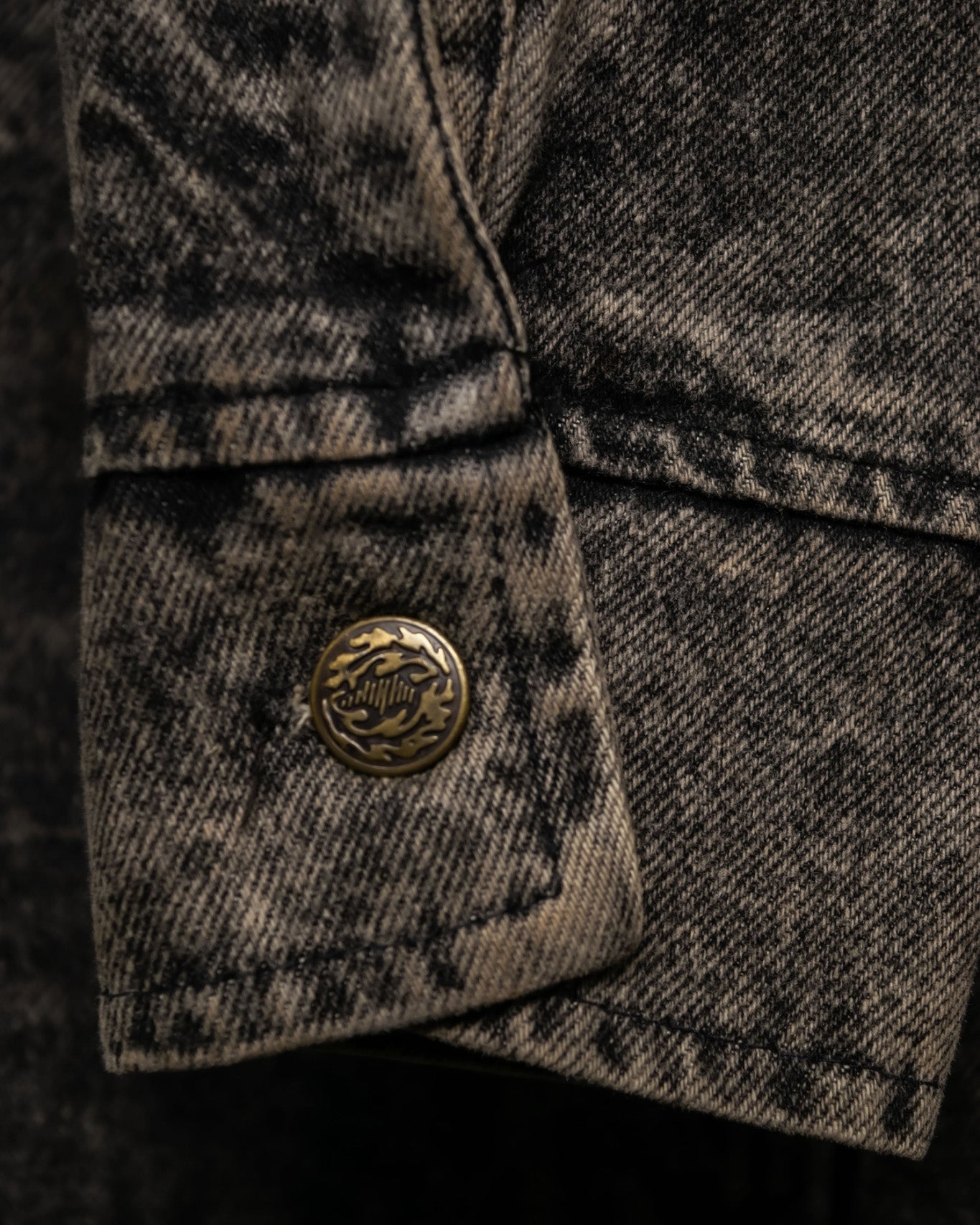 Super Long Deformed Denim Coat