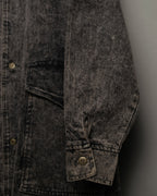 Super Long Deformed Denim Coat