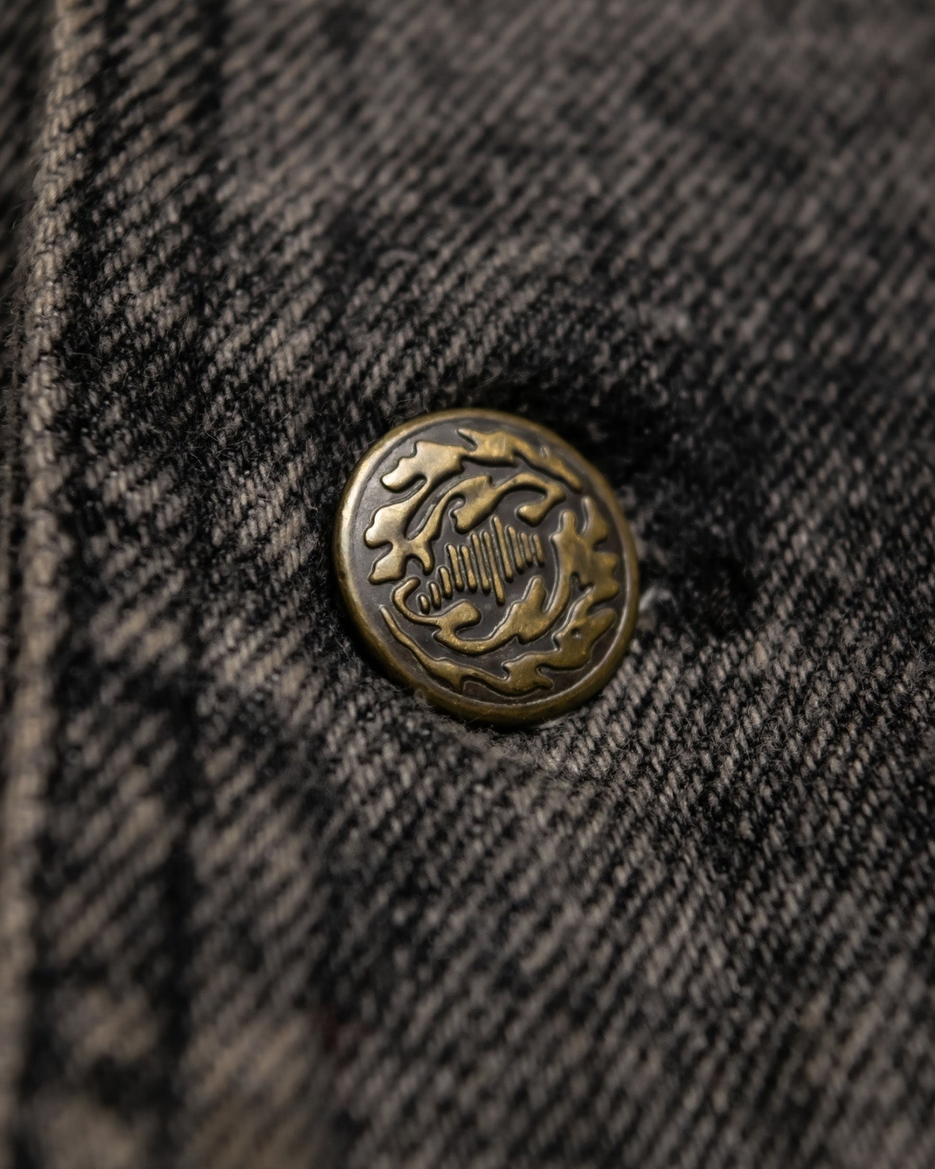 Super Long Deformed Denim Coat