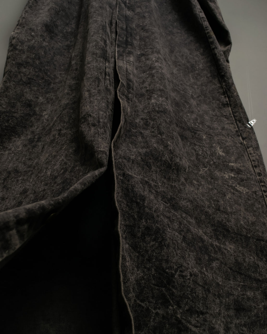 Super Long Deformed Denim Coat